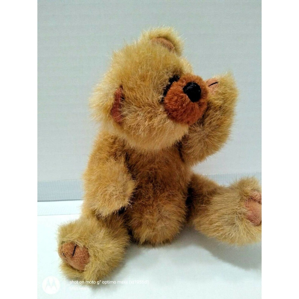 Ty bear jointed camel brown vintage made in USA 1993 plush stuffed RARE 9"
